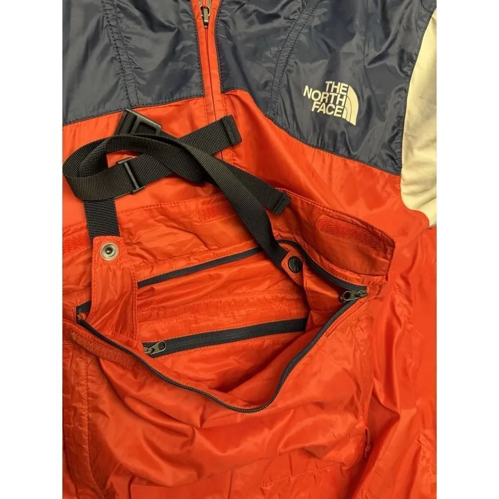 The North Face Fanorak Windwall Packable Windbreaker Jacket Color block Men's S